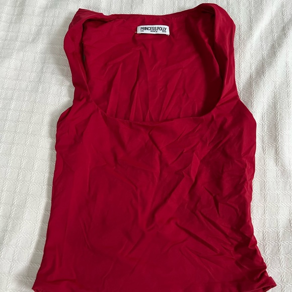 Princess Polly Tops - Princess Polly Crimson Scoop Neck Tank